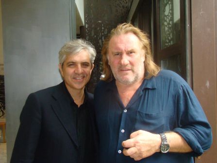 Gerard Depardieu and Dr. Daniel Cataldo