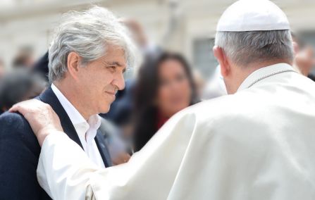 Daniel Cataldo and Pope Bergoglio