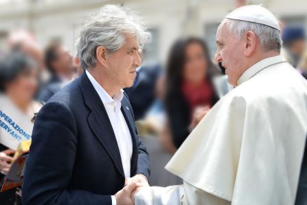 Daniel Cataldo incontra Papa Bergoglio