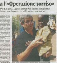 Vola in Africa l'Operazione Sorriso