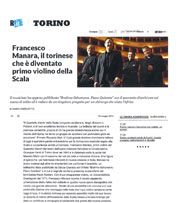 Francesco Manara, il torinese che è diventato primo violino della Scala